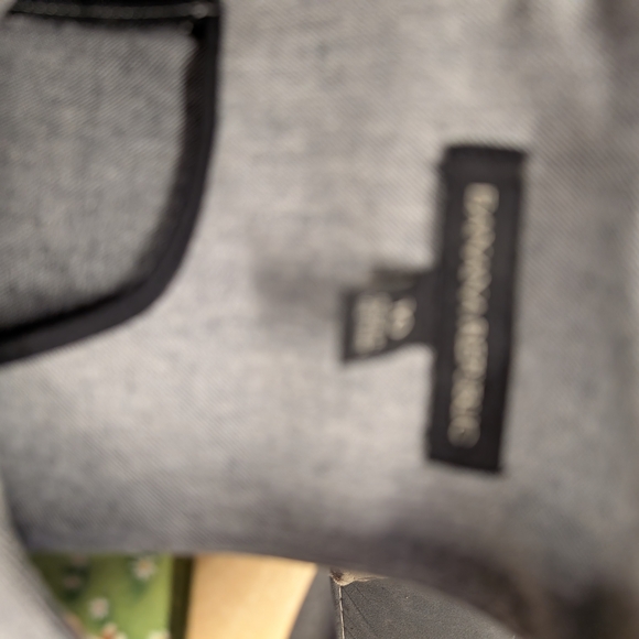 Banana Republic Bi Stretch Racer Neck Grey Sheath Mini Dress Size 10 Business - Picture 9 of 10